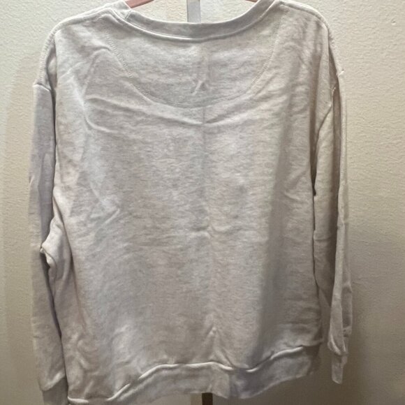 Merry & Bright Christmas Sweatshirt Grey size 2XL - Picture 5 of 5